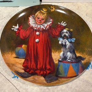 Vintage Reco Fine China Home Decor “Tommy the Clown” McClelland Kids Collectible